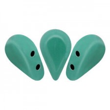 Les perles par Puca® Amos beads Opaque green turquoise 63130